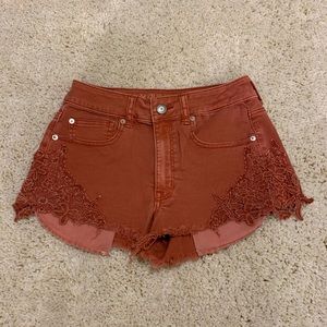 American Eagle hi-rise festival shorts size 6